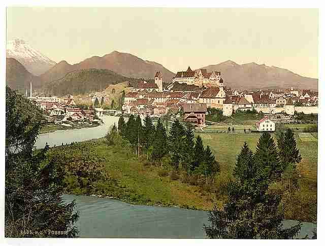 Vintage Fussen Bavaria A4 Photo Print