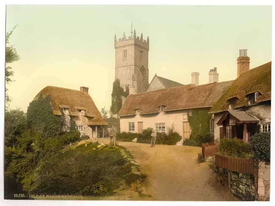 Vintage Gadshill Isle Of Wight England A4 Photo Print