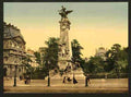 Vintage Gambettas monument Paris A4 Photo Print