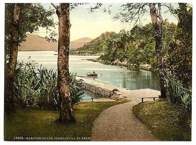 Vintage Garinish Island Parknasilla County Kerry A4 Photo Print
