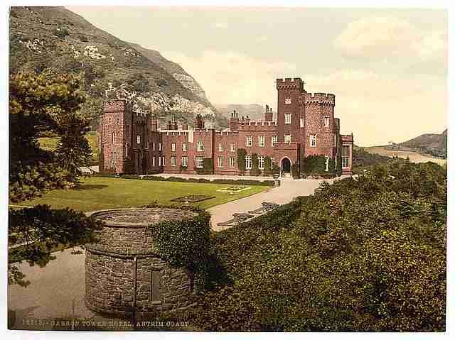 Vintage Garron Tower Hotel County Antrim A4 Photo Print