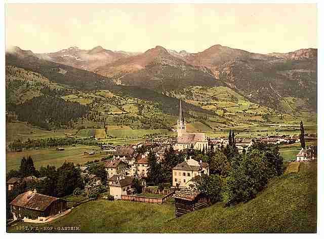 Vintage Gastein Salzburg A4 Photo Print