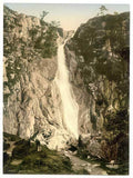 Vintage General View Aber Fall A4 Photo Print