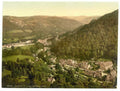 Vintage General View Bettws Y Coed Ie Betws Wales A4 Photo Print