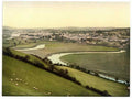 Vintage General View Carmarthen Wales A4 Photo Print