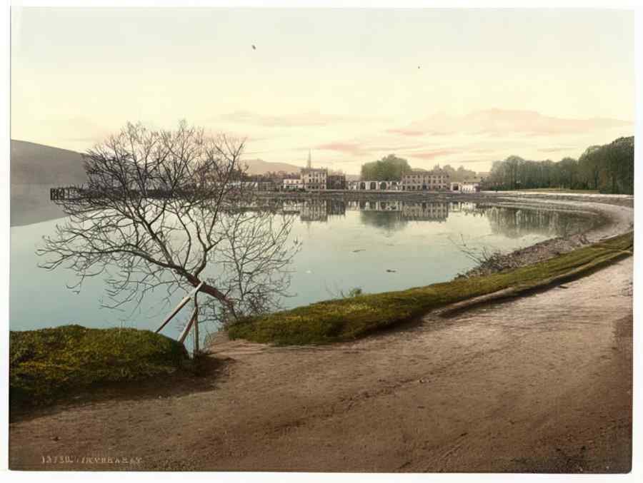Vintage General View Inveraray Scotland A4 Photo Print