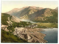 Vintage General View Llanberis Wales A4 Photo Print