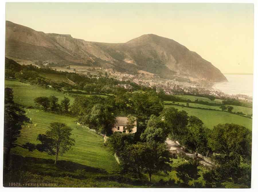Vintage General View Penmaenmawr Wales A4 Photo Print