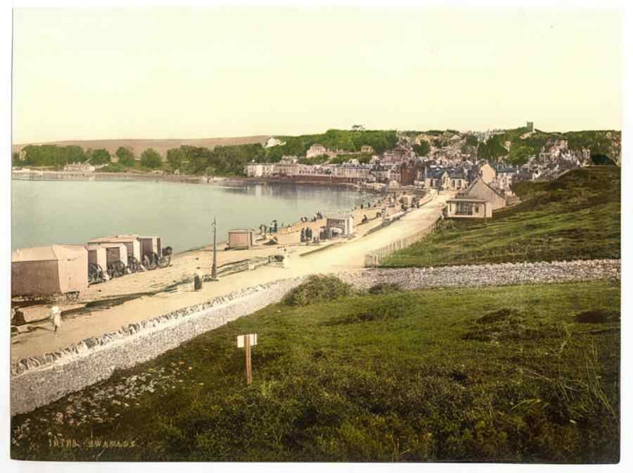 Vintage General View Swanage 2 England A4 Photo Print