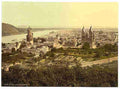 Vintage General view Andernach the Rhine A4 Photo Print