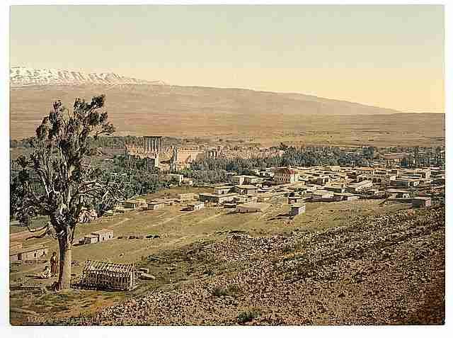 Vintage General view Baalbek A4 Photo Print