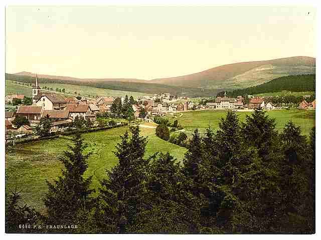 Vintage General view Braunlage Hartz A4 Photo Print