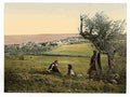 Vintage General view Cana of Galilee A4 Photo Print
