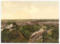 Vintage General view Cannstatt Wurtemburg A4 Photo Print