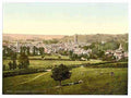 Vintage General view Glastonbury A4 Photo Print