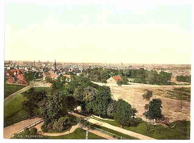 Vintage General view Hanover Hanover A4 Photo Print