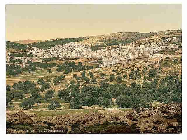 Vintage General view Hebron A4 Photo Print