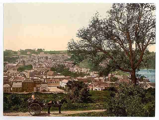 Vintage General view I Chepstow A4 Photo Print