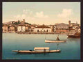 Vintage General view I Desenzano Lake Garda A4 Photo Print