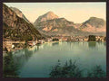 Vintage General view I Riva Lake Garda A4 Photo Print