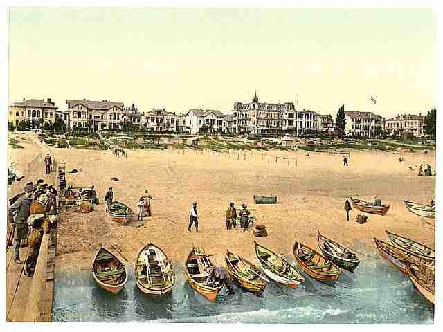 Vintage General view II Ahlbeck Pommeraina A4 Photo Print