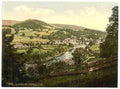 Vintage General view II Llangollen A4 Photo Print