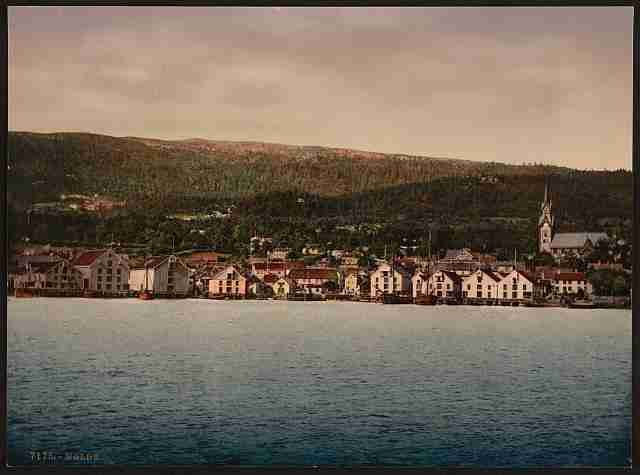 Vintage General view II Molde A4 Photo Print