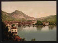 Vintage General view II Riva Lake Garda A4 Photo Print