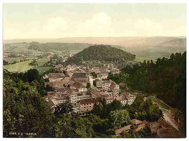 Vintage General view Ilfeld Hartz A4 Photo Print