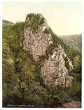 Vintage General view Ilsestein Hartz A4 Photo Print