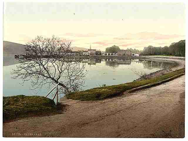 Vintage General view Inveraray A4 Photo Print
