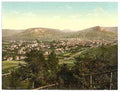 Vintage General view Jena Thuringia A4 Photo Print