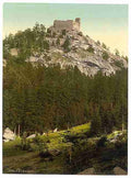 Vintage General view Kynast Riesengebirge A4 Photo Print
