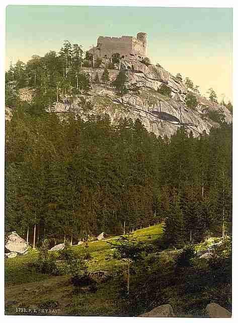 Vintage General view Kynast Riesengebirge A4 Photo Print
