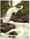 Vintage General view Linn of Muick A4 Photo Print