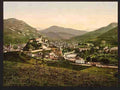 Vintage General view Lourdes II Pyrenees A4 Photo Print