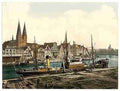 Vintage General view Lubeck A4 Photo Print