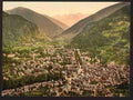 Vintage General view Luchon Pyrenees A4 Photo Print