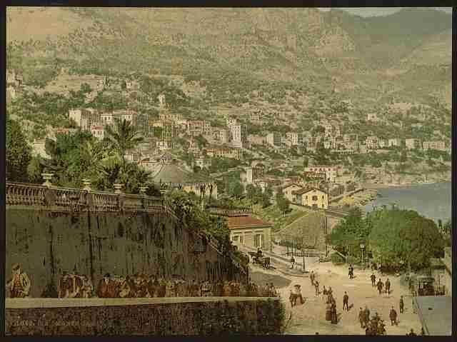 Vintage General view Monte Carlo A4 Photo Print