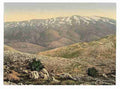 Vintage General view Mount Hermon A4 Photo Print