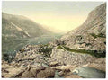 Vintage General view Nant Francon Pass A4 Photo Print