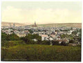Vintage General view Naumburg on the Saale Saxony A4 Photo Print