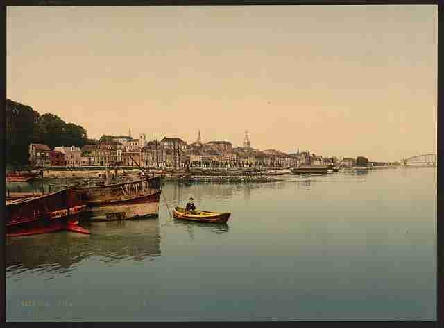 Vintage General view Nymegen A4 Photo Print
