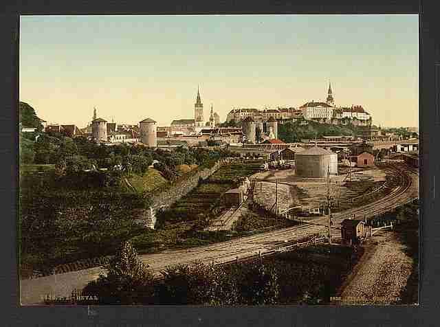 Vintage General view Reval A4 Photo Print