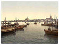 Vintage General view Rostock Mecklenburg Schwern A4 Photo Print