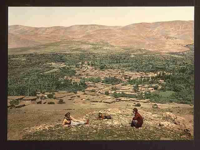 Vintage General view Zebdany A4 Photo Print