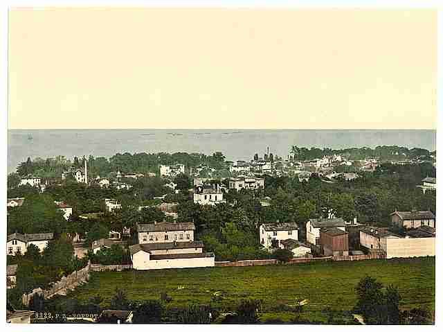 Vintage General view Zoppot East Prussia A4 Photo Print