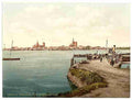 Vintage General view from the Alte Fahre Stralsund Pommeraina A4 Photo Print