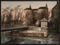 Vintage Ghent gate Bruges A4 Photo Print