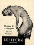 Vintage Girdle Woman 1940s Vintage Retro Advert Poster